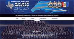 Desktop Screenshot of friendswoodmustangband.org